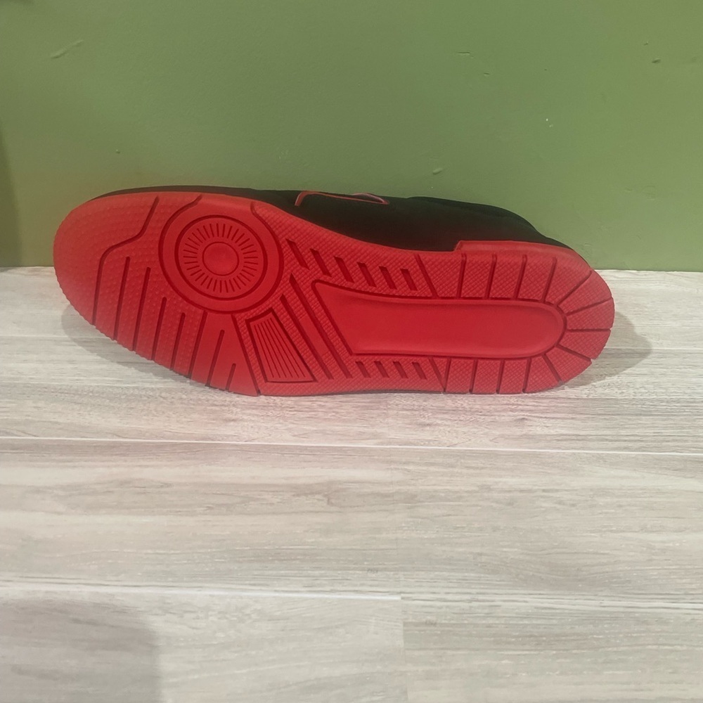 Barabas shoes Men's Black and Red Sneakers Casual - Picture 5 of 5